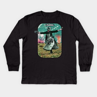 The Sound of Democracy - vintage bug breach Kids Long Sleeve T-Shirt